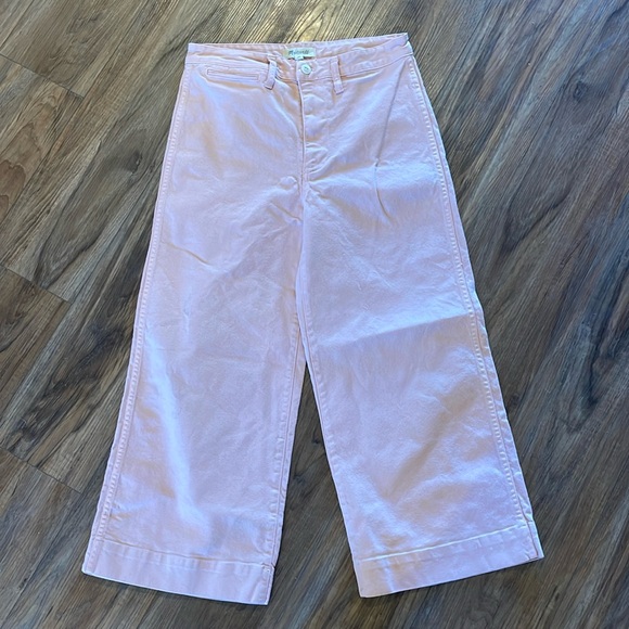 Madewell wide leg dusty pink pants - Picture 3 of 5